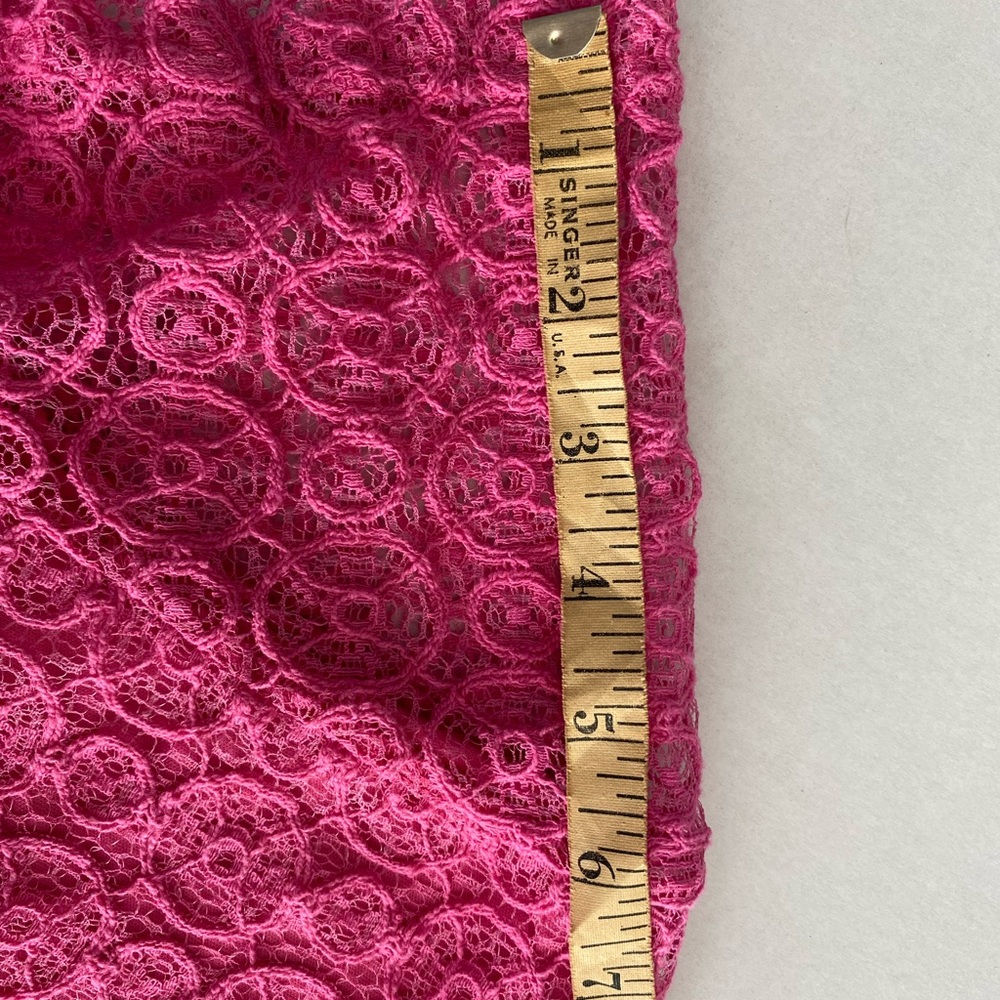Cato‎ Pink Lace Overlay Short Sleeve Blouse 22/24W - Picture 13 of 13